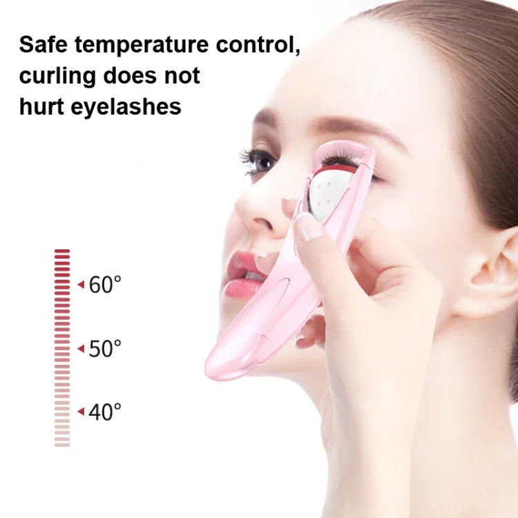 Máy uốn mi điện làm nóng họa tiết gạch đá, Hồng, Xanh lá