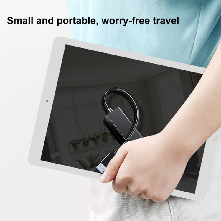 Hub chuyển đổi 4 cổng USB 2.0, chiều dài cáp: 15cm, kiểu dáng: không có đèn, có đèn màu đen, có đèn màu trắng