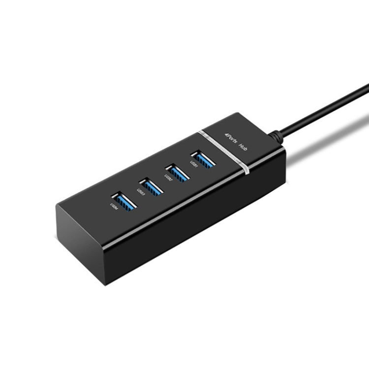 Hub chuyển đổi 4 cổng USB 2.0, chiều dài cáp: 15cm, kiểu dáng: không có đèn, có đèn màu đen, có đèn màu trắng
