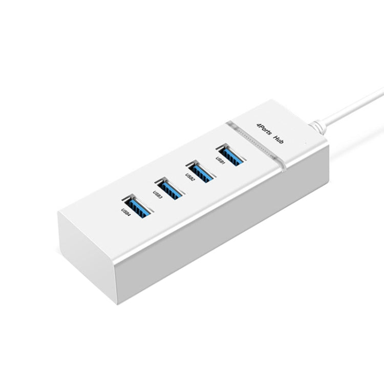 Hub chuyển đổi 4 cổng USB 2.0, chiều dài cáp: 15cm, kiểu dáng: không có đèn, có đèn màu đen, có đèn màu trắng