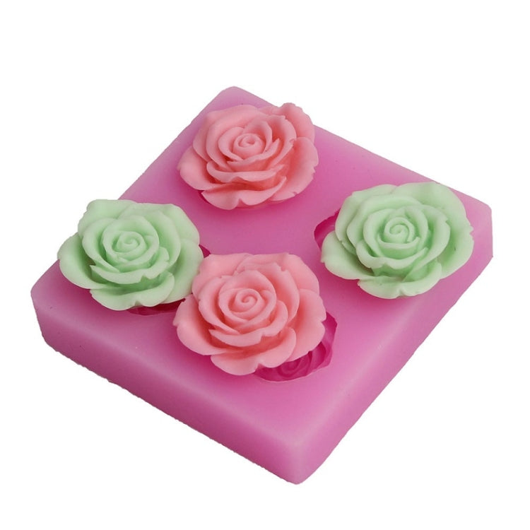 Khuôn silicon hoa làm xà phòng thủ công trang trí bánh fondant, trang trí bánh fondant