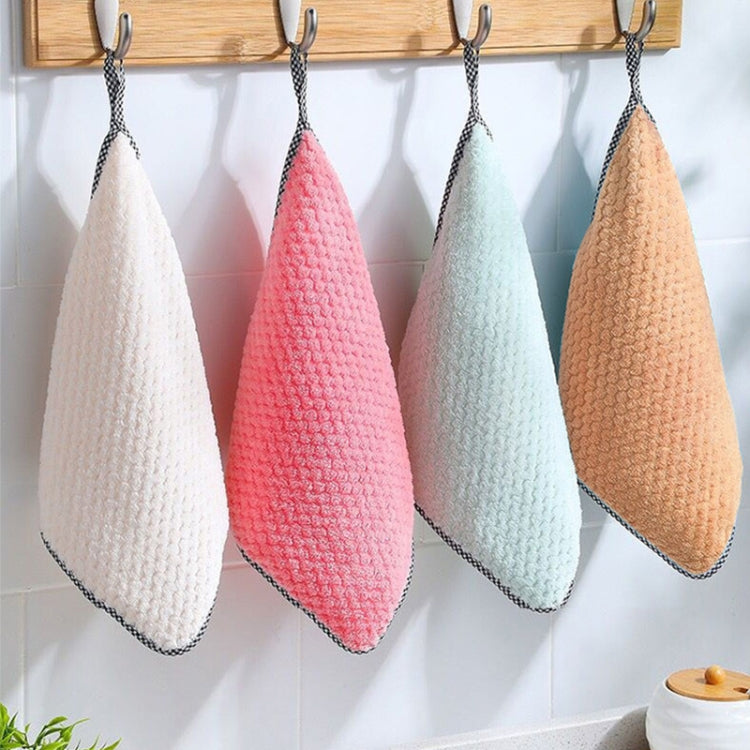 Bộ 4 khăn tay treo được, khăn lau bếp không dính dầu, thấm hút tốt