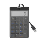 Bàn phím số có dây Sunreed SKB886S 19 phím với giao diện USB kỹ thuật số, Dài cáp: 1,5m, Có dây trắng, Có dây đen