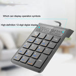 Bàn phím số có dây Sunreed SKB886S 19 phím với giao diện USB kỹ thuật số, Dài cáp: 1,5m, Có dây trắng, Có dây đen