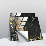 PVC Crystal Covered Film Geometric Pattern Tile Wall Sticker, 20 PCS 20cm