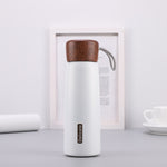 Cốc giữ nhiệt vân gỗ bằng thép không gỉ 304 tinh tế, 400ml, 500ml