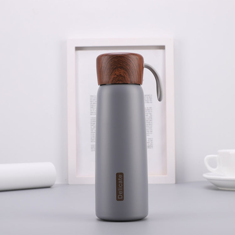 Cốc giữ nhiệt vân gỗ bằng thép không gỉ 304 tinh tế, 400ml, 500ml