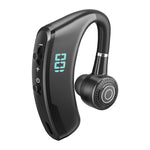 Tai nghe Bluetooth V9S chống ồn có màn hình LED, Một bên tai màu đen, Một bên tai màu xanh