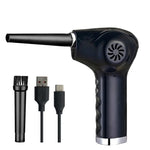 Máy Thổi Bụi Bàn Phím Máy Tính USB Công Suất Cao WD-1819, Dung Lượng Pin:, 6000mAh (Đen), 10000mAh (Đen)