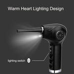 Máy Thổi Bụi Bàn Phím Máy Tính USB Công Suất Cao WD-1819, Dung Lượng Pin:, 6000mAh (Đen), 10000mAh (Đen)