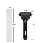 15 miếng băng chống trượt PEVA cao su không để lại vết, kích thước: 10 x 60cm, 10 x 81cm, 15 x 61cm, 15 x 76cm, 15 x 81cm