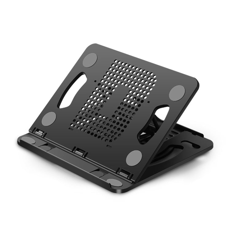 Giá đỡ tản nhiệt nâng cao bàn làm việc laptop gập, màu đen, trắng, hồng
