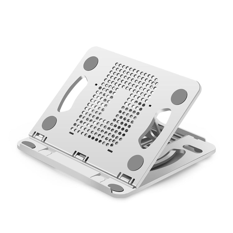 Giá đỡ tản nhiệt nâng cao bàn làm việc laptop gập, màu đen, trắng, hồng