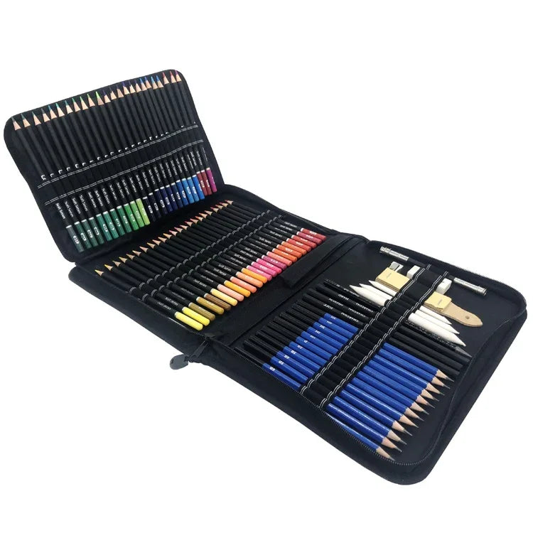 Bộ bút chì màu dầu Yover 95 cái / bộ, bộ bút chì phác thảo nghệ thuật, 95 cái / bộ