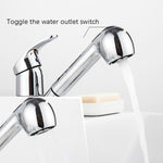 Vòi nước kéo ra thu vào nóng lạnh, đồng mạ chrome, đồng mạ đen, hợp kim kẽm mạ chrome, hợp kim kẽm mạ đen