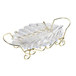 Khay và kệ đựng trái cây hình lá acrylic, Kiểu:, Đĩa (Trong suốt), Đĩa (Xanh dương), Đĩa (Hổ phách), Đĩa (Tím), Kệ (Vàng), Kệ (Đen)