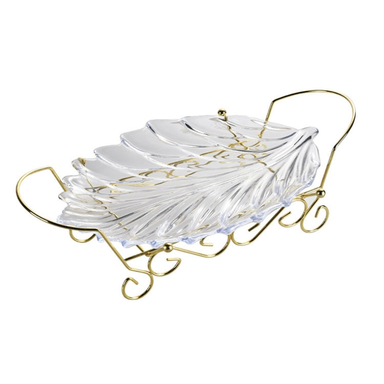 Khay và kệ đựng trái cây hình lá acrylic, Kiểu:, Đĩa (Trong suốt), Đĩa (Xanh dương), Đĩa (Hổ phách), Đĩa (Tím), Kệ (Vàng), Kệ (Đen)