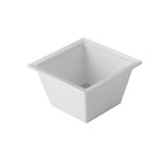 2 cái đĩa ăn vặt hình học, Bộ tứ nhỏ (Trắng), Bộ tứ nhỏ (Trong suốt), Bộ tứ lớn (Trắng), Bộ tứ lớn (Trong suốt), Lục giác (Trong suốt), Tứ giác (Trong suốt), Chữ nhật (Trong suốt)