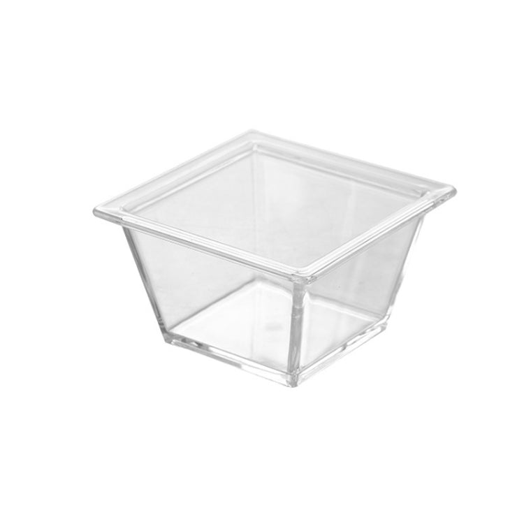 2 cái đĩa ăn vặt hình học, Bộ tứ nhỏ (Trắng), Bộ tứ nhỏ (Trong suốt), Bộ tứ lớn (Trắng), Bộ tứ lớn (Trong suốt), Lục giác (Trong suốt), Tứ giác (Trong suốt), Chữ nhật (Trong suốt)