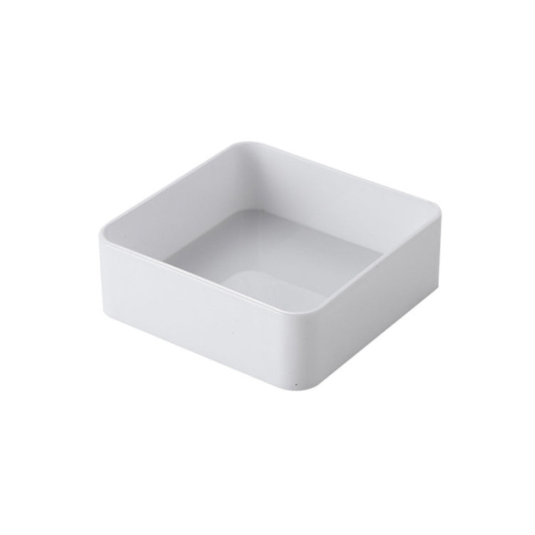 2 cái đĩa ăn vặt hình học, Bộ tứ nhỏ (Trắng), Bộ tứ nhỏ (Trong suốt), Bộ tứ lớn (Trắng), Bộ tứ lớn (Trong suốt), Lục giác (Trong suốt), Tứ giác (Trong suốt), Chữ nhật (Trong suốt)