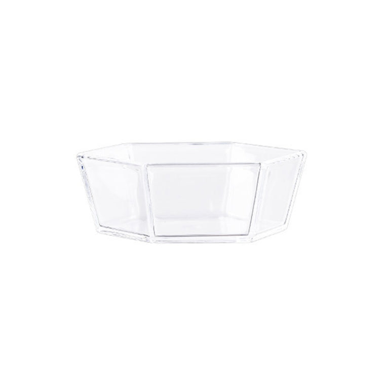 2 cái đĩa ăn vặt hình học, Bộ tứ nhỏ (Trắng), Bộ tứ nhỏ (Trong suốt), Bộ tứ lớn (Trắng), Bộ tứ lớn (Trong suốt), Lục giác (Trong suốt), Tứ giác (Trong suốt), Chữ nhật (Trong suốt)