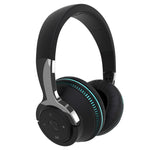 Tai nghe Bluetooth không dây có loa siêu trầm phát sáng nhiều màu, gập và thu vào được, Đen, Xanh Dương, Trắng, Đỏ
