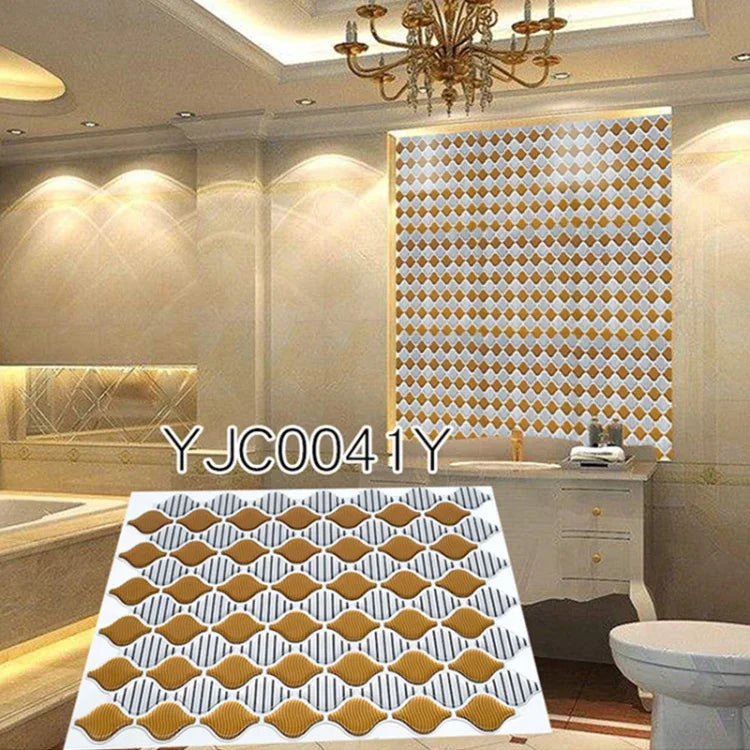 Decal tường epoxy pha lê 3D chống nước cho nhà, mã YJC0041Y, YJC0056Y, YJC0079, YJC0080