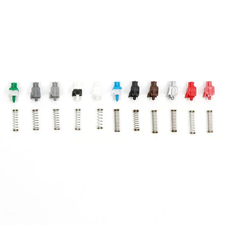 10 Cái Công Tắc Cherry MX Trục Bàn Phím Tuyến Tính Im Lặng, Trục Đen, Trục Đỏ, Trục Trà, Trục Xanh Dương, Trục Trắng, Trục Xanh Lá, Trục Bạc, Trục Đỏ Im Lặng, Trục Đen Im Lặng