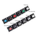 10 Cái Công Tắc Cherry MX Trục Bàn Phím Tuyến Tính Im Lặng, Trục Đen, Trục Đỏ, Trục Trà, Trục Xanh Dương, Trục Trắng, Trục Xanh Lá, Trục Bạc, Trục Đỏ Im Lặng, Trục Đen Im Lặng