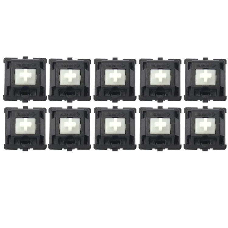 10 Cái Công Tắc Cherry MX Trục Bàn Phím Tuyến Tính Im Lặng, Trục Đen, Trục Đỏ, Trục Trà, Trục Xanh Dương, Trục Trắng, Trục Xanh Lá, Trục Bạc, Trục Đỏ Im Lặng, Trục Đen Im Lặng