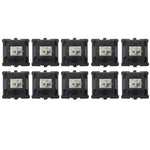 10 Cái Công Tắc Cherry MX Trục Bàn Phím Tuyến Tính Im Lặng, Trục Đen, Trục Đỏ, Trục Trà, Trục Xanh Dương, Trục Trắng, Trục Xanh Lá, Trục Bạc, Trục Đỏ Im Lặng, Trục Đen Im Lặng