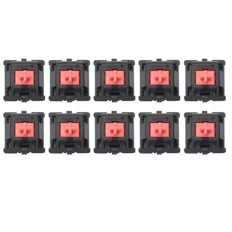 10 Cái Công Tắc Cherry MX Trục Bàn Phím Tuyến Tính Im Lặng, Trục Đen, Trục Đỏ, Trục Trà, Trục Xanh Dương, Trục Trắng, Trục Xanh Lá, Trục Bạc, Trục Đỏ Im Lặng, Trục Đen Im Lặng