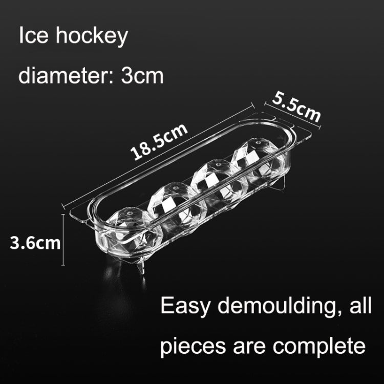 Khuôn đá viên tròn trong suốt cấp thực phẩm gia dụng, Kích thước: Lớn, Nhỏ, Trung bình, Lớn