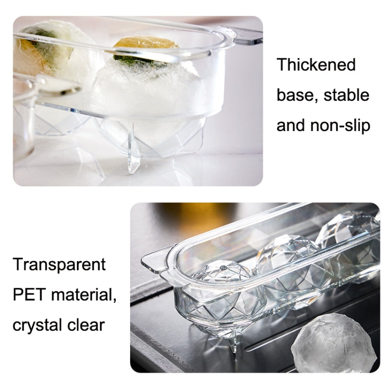 Khuôn đá viên tròn trong suốt cấp thực phẩm gia dụng, Kích thước: Lớn, Nhỏ, Trung bình, Lớn