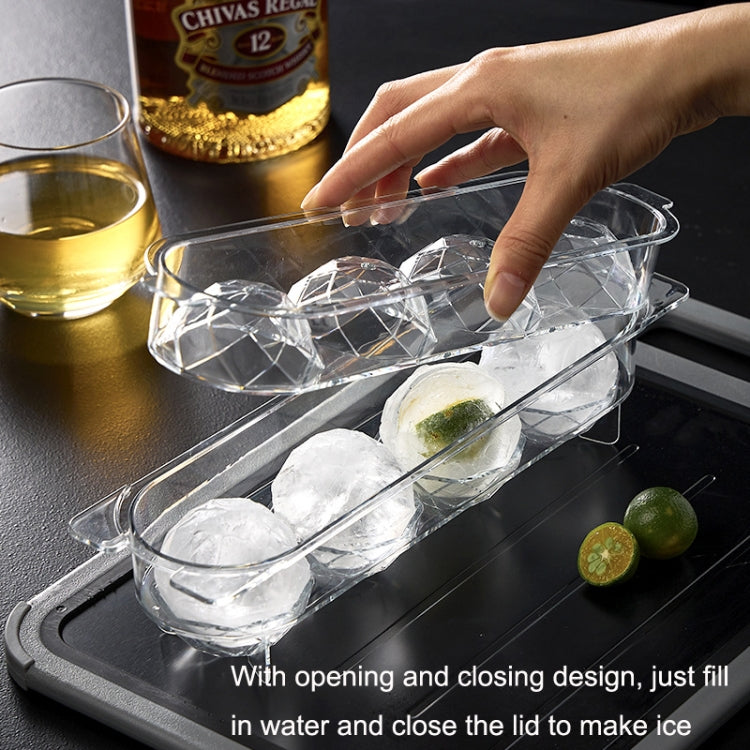 Khuôn đá viên tròn trong suốt cấp thực phẩm gia dụng, Kích thước: Lớn, Nhỏ, Trung bình, Lớn