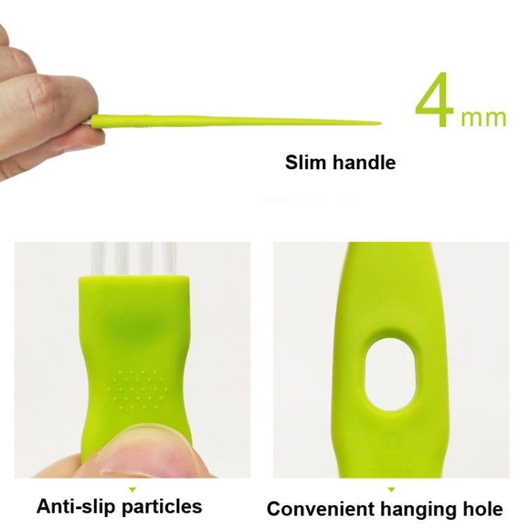 50 cái bàn chải vệ sinh khe nhỏ, bàn chải nghiền tỏi, bàn chải máy pha cà phê, 50 cái
