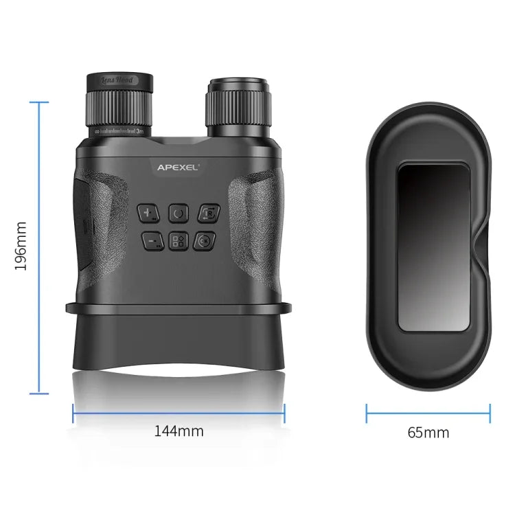 Ống nhòm nhìn ban đêm APEXEL với ghi hình video kính thiên văn hồng ngoại HD cho săn bắn, APL-NV008