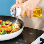 Bình xịt dầu nướng nấu ăn kiểu ép cỡ lớn, Hồng, Xanh dương, Trắng