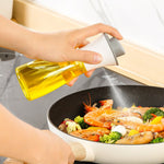Bình xịt dầu nướng nấu ăn kiểu ép cỡ lớn, Hồng, Xanh dương, Trắng