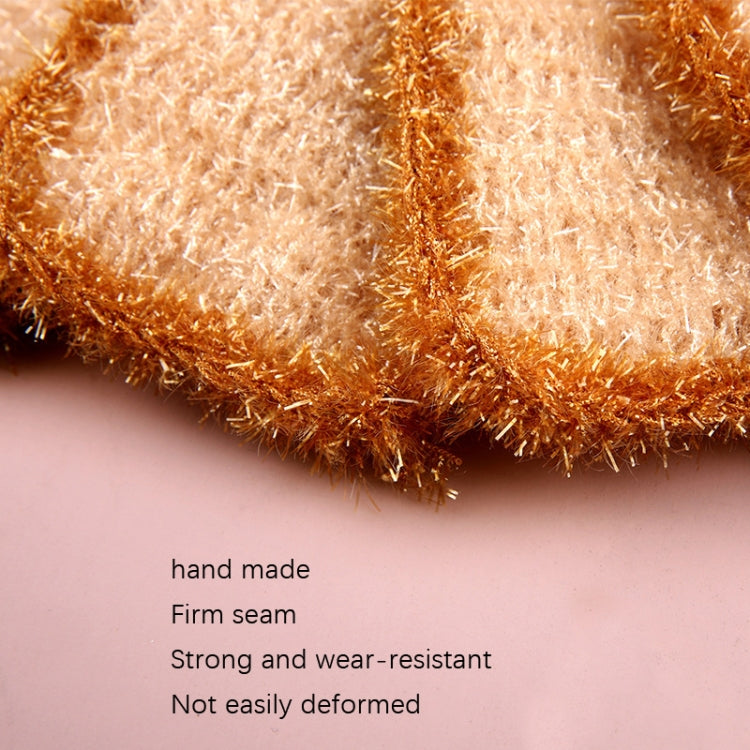 Khăn lau đĩa bánh mì acrylic polyester, 6 cái / túi