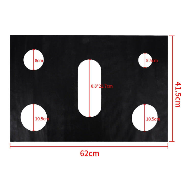 Miếng lót bếp gas 5 lỗ chống dầu mỡ Teflon bảo vệ, chống bẩn, dày 0.2mm, 0.3mm, 0.4mm