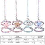 Dây Dắt Mèo Đầu Thỏ Chống Thoát Có Thể Điều Chỉnh, Nhỏ Phù Hợp Dưới 3kg, Lớn Phù Hợp 3-6kg