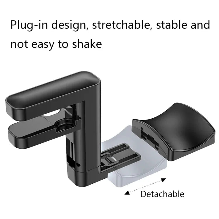 Kẹp tai nghe đa năng không cần đục lỗ, T9, có HUB, có Type-C