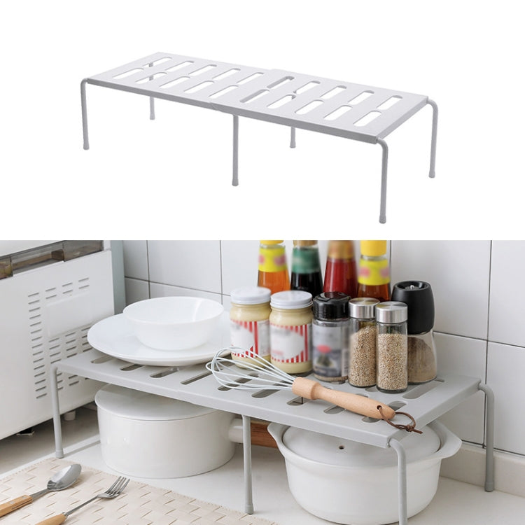 Kệ bếp đa năng thu gọn 2460, màu trắng, xám