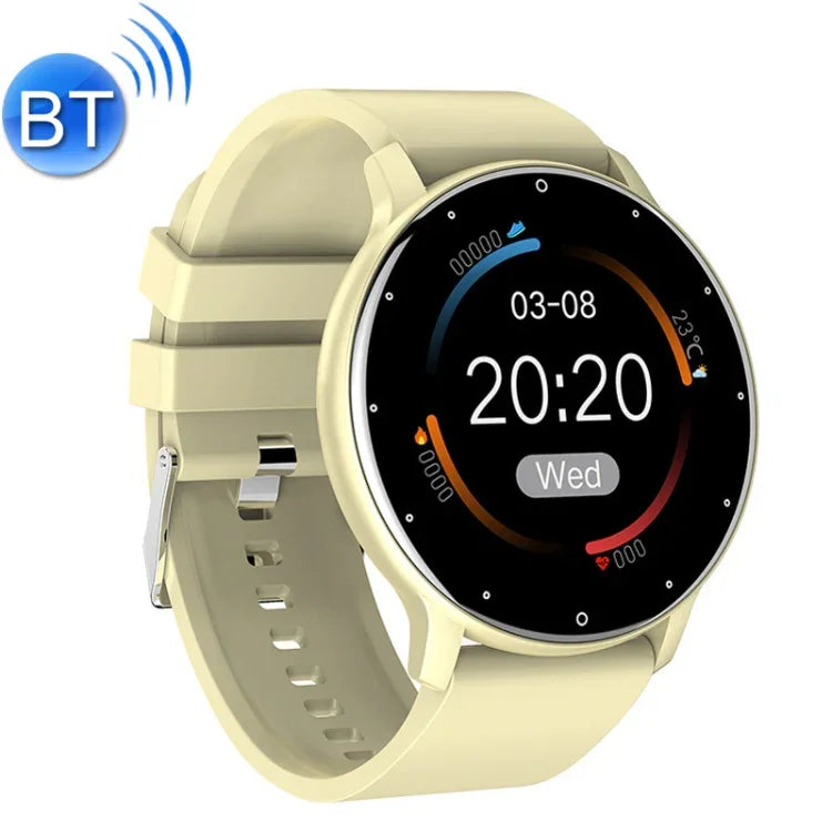 Đồng hồ thông minh ZL02 theo dõi nhịp tim, huyết áp, oxy, thể thao, đếm bước chân, Bluetooth không dây, màu xanh, đen, hồng, vàng