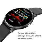 Đồng hồ thông minh ZL02 theo dõi nhịp tim, huyết áp, oxy, thể thao, đếm bước chân, Bluetooth không dây, màu xanh, đen, hồng, vàng