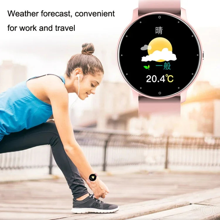 Đồng hồ thông minh ZL02 theo dõi nhịp tim, huyết áp, oxy, thể thao, đếm bước chân, Bluetooth không dây, màu xanh, đen, hồng, vàng