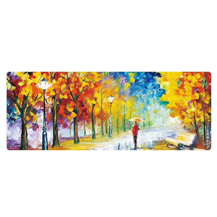 Am002 Miếng lót chuột cao su họa tiết tranh sơn dầu lớn, 300x800x5mm viền may, 400x900x4mm viền may, 400x900x5mm viền may, 300x800x1.5mm không viền may, 300x800x3mm viền may