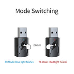 Bộ phát Bluetooth 5.0, bộ thu AUX, bộ chuyển đổi âm thanh máy tính USB đầu ra kép, M136