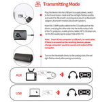 Bộ phát Bluetooth 5.0, bộ thu AUX, bộ chuyển đổi âm thanh máy tính USB đầu ra kép, M136